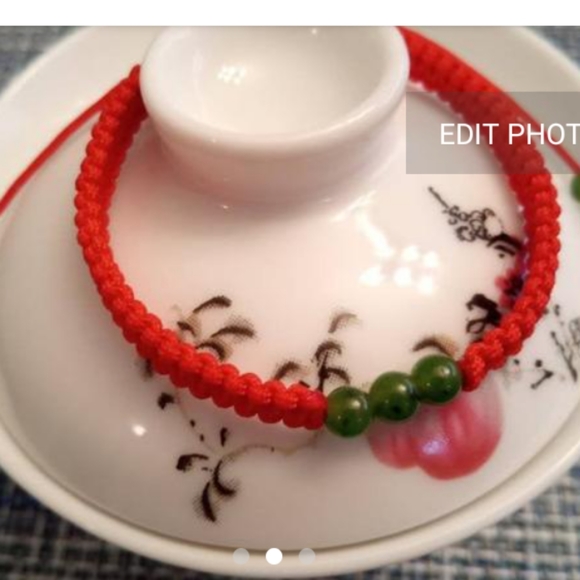 Three Wishes Natural Taiwan Nephrite Jade Lucky Ch - Picture 2 of 3